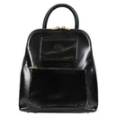 Gianni Versace Backpack Enamel Black Gold Auth bs26902-13