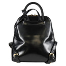 Gianni Versace Backpack Enamel Black Gold Auth bs26902-2