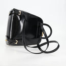 Gianni Versace Backpack Enamel Black Gold Auth bs26902-8