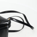 Gianni Versace Backpack Enamel Black Gold Auth bs26902-9