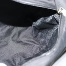 Gianni Versace Shoulder Bag Leather Black Silver Auth bs26903-18