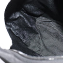 Gianni Versace Shoulder Bag Leather Black Silver Auth bs26903-19