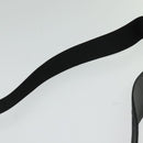 Gianni Versace Shoulder Bag Leather Black Silver Auth bs26903-8