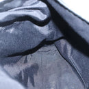 Salvatore Ferragamo Gancini Bag Canvas Leather Black Silver Auth bs26905-17