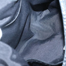 Salvatore Ferragamo Gancini Bag Canvas Leather Black Silver Auth bs26905-11