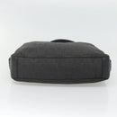 Salvatore Ferragamo Gancini Bag Canvas Leather Black Silver Auth bs26905-5