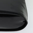 Salvatore Ferragamo Gancini Shoulder Bag Enamel Black Auth bs26907-11