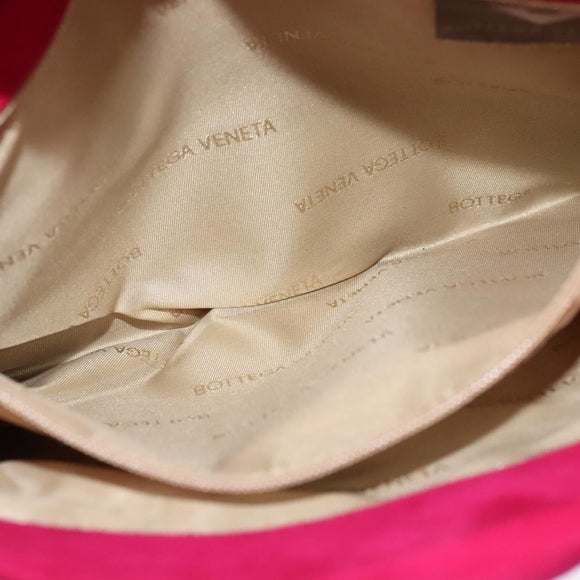BOTTEGA VENETA Shoulder Bag Suede Pink Gold Auth bs26909