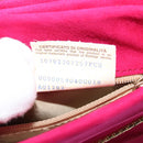 BOTTEGA VENETA Shoulder Bag Suede Pink Gold Auth bs26909-12