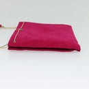 BOTTEGA VENETA Shoulder Bag Suede Pink Gold Auth bs26909-3