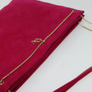 BOTTEGA VENETA Shoulder Bag Suede Pink Gold Auth bs26909-6