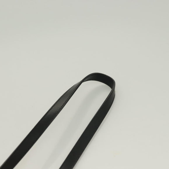 BVLGARI Logo Mania Shoulder Bag Canvas Blue Silver Auth bs26910