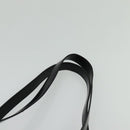 GUCCI Bamboo Shoulder Bag Enamel Black Gold Auth bs26920-8