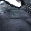 GUCCI GG Supreme Tote Bag PVC Black Silver 495559 Auth bs26924-15