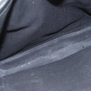 GUCCI GG Supreme Tote Bag PVC Black Silver 495559 Auth bs26924-16