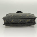 GUCCI GG Supreme Tote Bag PVC Black Silver 495559 Auth bs26924-9