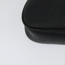 Christian Dior Trotter Canvas Pouch PVC Black Gold Auth bs26929-10