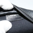 Christian Dior Trotter Canvas Pouch PVC Black Gold Auth bs26929-12