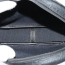 Christian Dior Trotter Canvas Pouch PVC Black Gold Auth bs26929-13