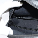 Christian Dior Trotter Canvas Pouch PVC Black Gold Auth bs26929-15