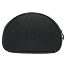 Christian Dior Trotter Canvas Pouch PVC Black Gold Auth bs26929-3