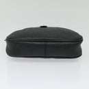 Christian Dior Trotter Canvas Pouch PVC Black Gold Auth bs26929-7