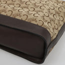 CELINE C Sulky Shoulder Bag Canvas Brown Gold Auth bs26932-14