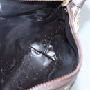 CELINE C Sulky Shoulder Bag Canvas Brown Gold Auth bs26932-18