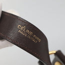 CELINE C Sulky Shoulder Bag Canvas Brown Gold Auth bs26932-9