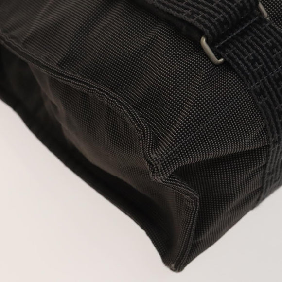 HERMES Her Line Add PM Backpack Canvas Gray Silver Auth bs26934