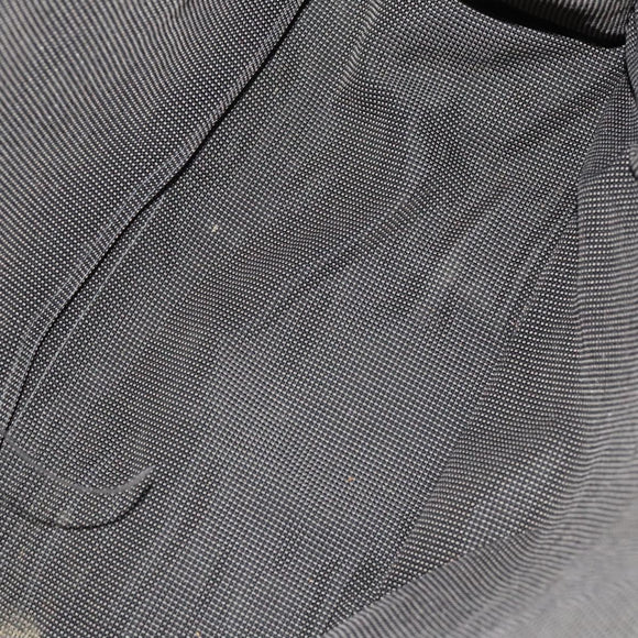 HERMES Her Line Add PM Backpack Canvas Gray Silver Auth bs26934