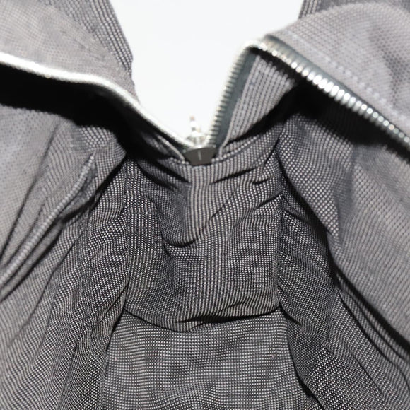 HERMES Her Line Add PM Backpack Canvas Gray Silver Auth bs26934