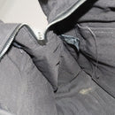 HERMES Her Line Add PM Backpack Canvas Gray Silver Auth bs26934-22