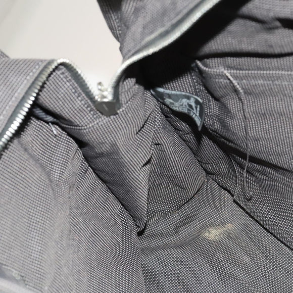 HERMES Her Line Add PM Backpack Canvas Gray Silver Auth bs26934