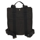 HERMES Her Line Add PM Backpack Canvas Gray Silver Auth bs26934-2