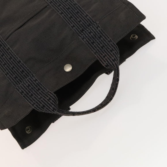 HERMES Her Line Add PM Backpack Canvas Gray Silver Auth bs26934