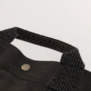 HERMES Her Line Add PM Backpack Canvas Gray Silver Auth bs26934-14