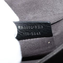 FENDI Canai Chain Shoulder Bag Leather Black Silver Auth bs26937-12