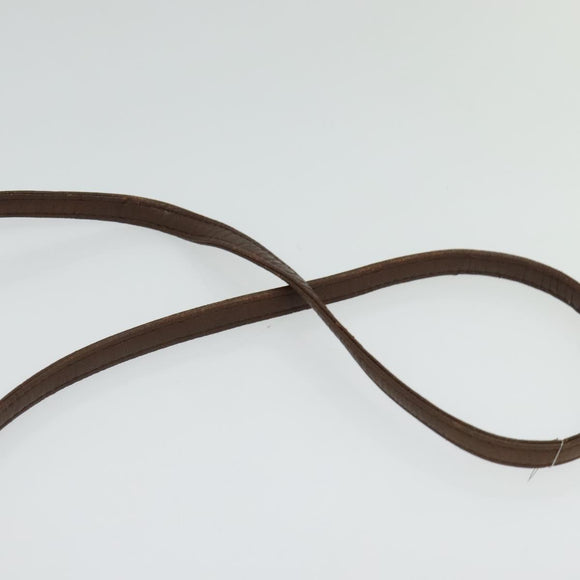 BURBERRYS Nova Check Shoulder Bag Canvas Beige Gold Auth bs26946