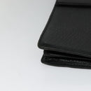 Burberrys Business Bag Leather Black Gold Auth bs26949-8