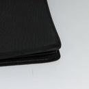 Burberrys Business Bag Leather Black Gold Auth bs26949-15