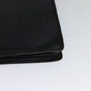 Burberrys Business Bag Leather Black Gold Auth bs26949-17