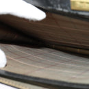 Burberrys Business Bag Leather Black Gold Auth bs26949-20