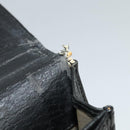 Burberrys Business Bag Leather Black Gold Auth bs26949-11