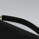 Burberrys Business Bag Leather Black Gold Auth bs26949-14