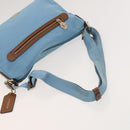 Coach Signature Shoulder Bag Nylon 2Set Blue Black Auth bs26954-13