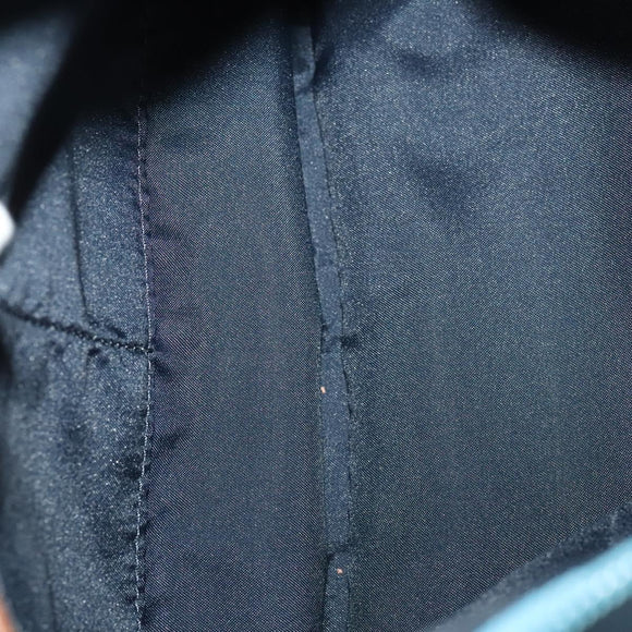 Coach Signature Shoulder Bag Nylon 2Set Blue Black Auth bs26954