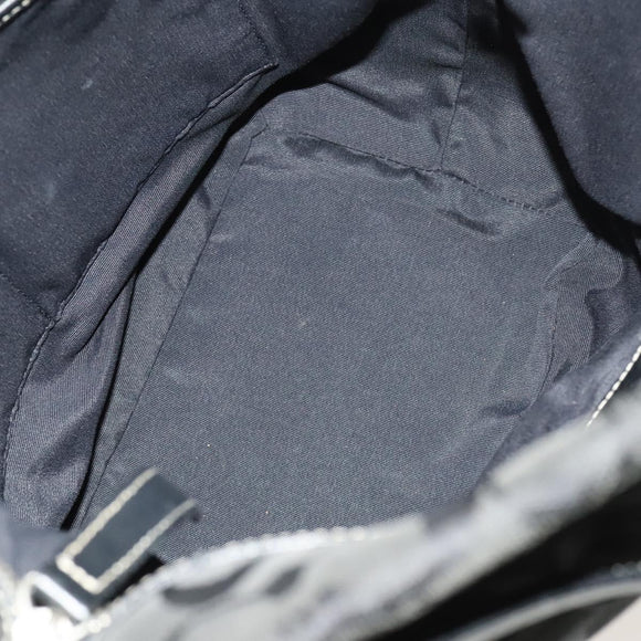 Coach Signature Shoulder Bag Nylon 2Set Blue Black Auth bs26954