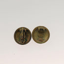 CHANEL Pouch Leather metal 7Set Black Gold CC Auth bs26962-18