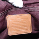 Coach Hand Bag Canvas Black Gold Auth bs26964-16